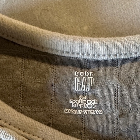 GAP - light weight Quilted Cream Footie Onesie - Bunting Bag/Jacket - Picture 2 of 3